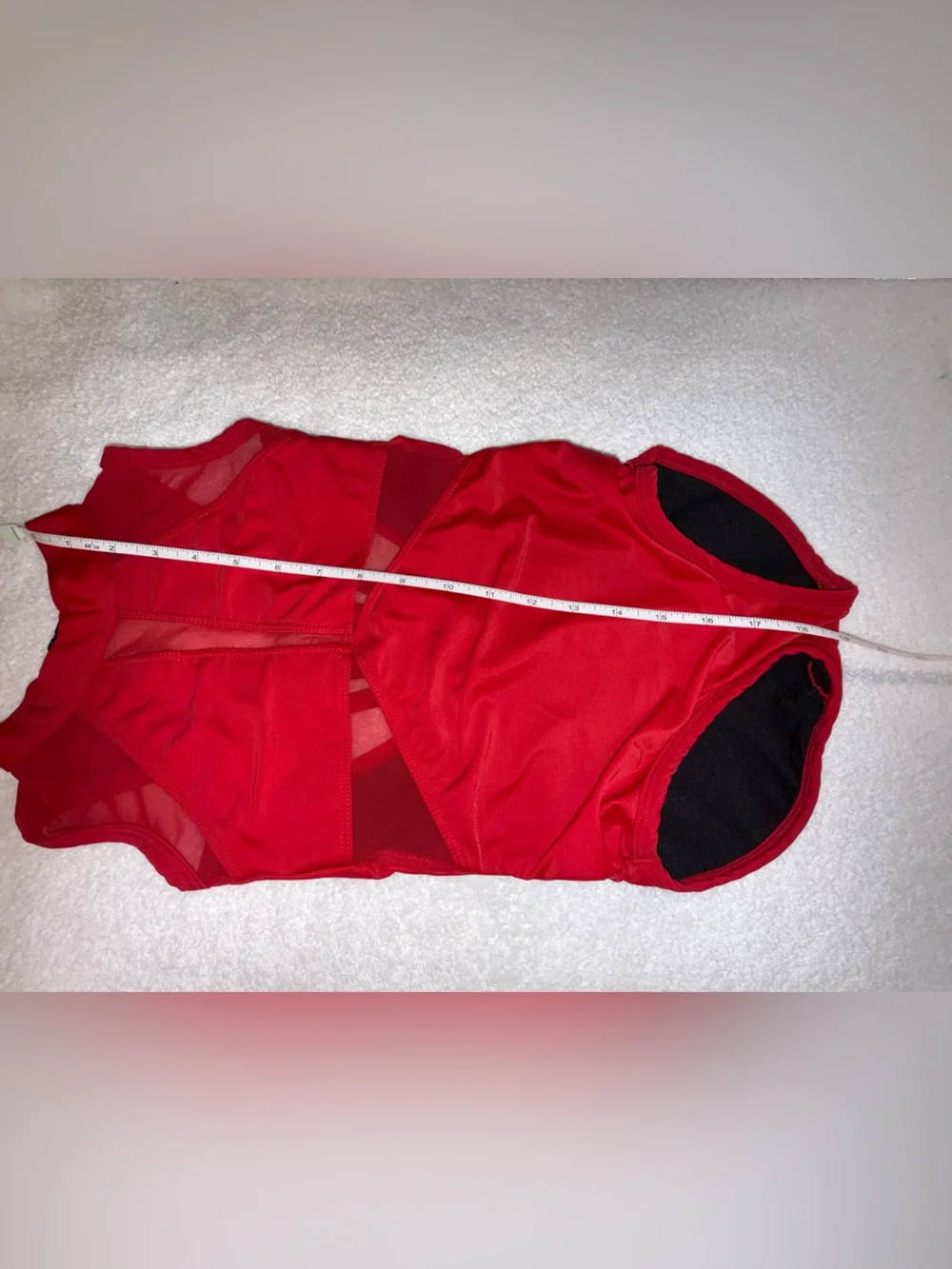 Five the Label Kids Red Sleeveless One-Piece Leotard Size Youth X-Large